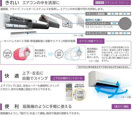 ルームエアコン[BJシリーズ][100V][12畳][3.6kW][白くまくん][スターホワイト][2018モデル]