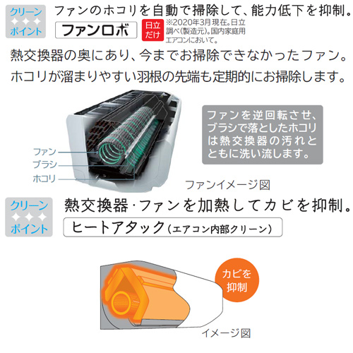 Ras V25k W Rac V25k 日立 ルームエアコン Vシリーズ 100v