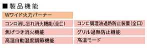 ●ビルトインガスコンロ メタルトップ[60cm][乾電池][ホーロートップダークグレー][前面パネル:ブラック][ごとく:ホーロー][都市ガス]