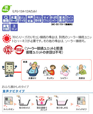 ガス給湯器[本体のみ][給湯専用タイプ][ユッコUFV2][屋外据置型][20号]