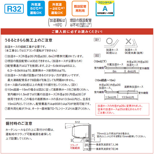 F223ATMS-W+R223AMS｜ダイキンルームエアコン[MXシリーズ][100V]