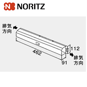 側方排気カバーS22 0704488｜ノーリツ側方排気カバー[S22][給湯器部材]