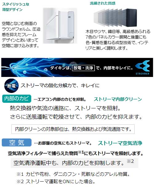 S63WTSXP-F｜ダイキンルームエアコン[SXシリーズ][200V]