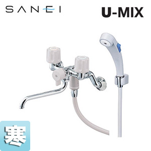 SANEI　ツーバルブシャワー混合栓　SK11K LH-13 寒冷地対応 せ394 未使用保管品 SANEI ツーバルブシャワー 混合栓 SK-11 LH-13