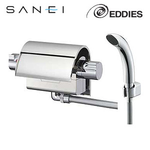 浴室用蛇口 EDDIESシリーズ[台][サーモシャワー混合水栓][湯水芯90mm][一般地]