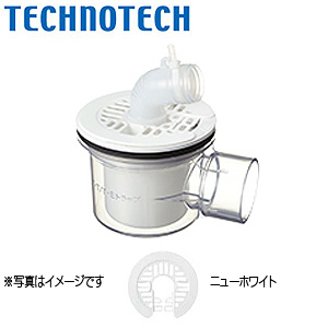 TPF640-CW2-GN｜テクノテック洗濯機用防水パン[給水栓付][フォーセット 