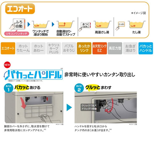 SRT-C376+GZ-TS3｜三菱電機エコキュート[エコオート][370L]