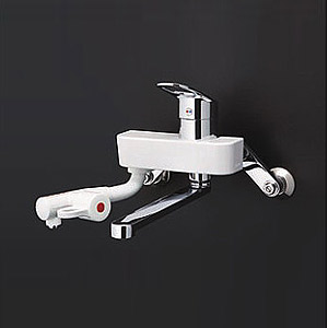 fumi525TOTO T335D 電気温水器用 シングルレバー混合水栓 T335D｜TOTO電気温水器専用混合栓[壁付きタイプ][一般地]