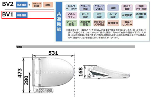 TCF2213E BV1  TOTO シャワートイレTOTO