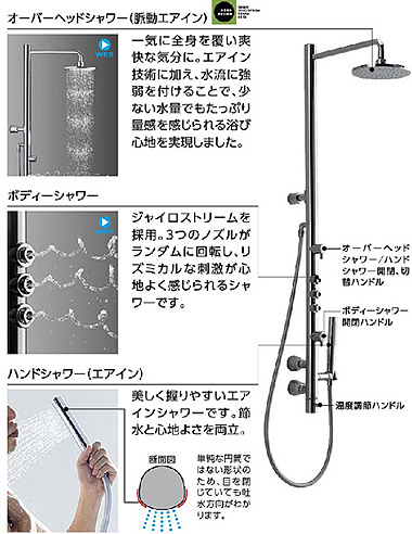 TMC95ECR｜TOTO浴室用蛇口 コンテンポラリシリーズ[壁][洗い場専用]