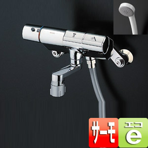 浴室用蛇口[壁][洗い場専用][サーモスタット付シャワーバス混合水栓][タッチスイッチ][エアインシャワー][スパウト68mm][一般地]