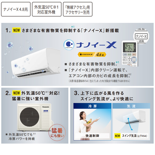 Panasonic エアコン CS-362DFL2　ジャンク　12畳　200V CS-362DFL2-W+CU-362DFL2｜パナソニック○ルームエアコン[F