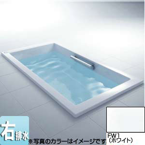 簡易浴槽 ホワイト・ブルー ZB-1410HPR/FW1｜LIXIL浴槽[アーバンシリーズ][和洋折衷タイプ]
