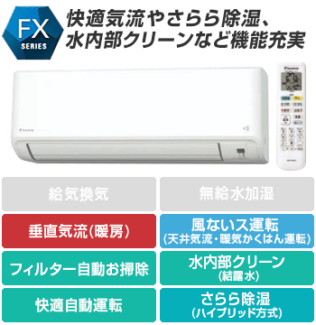 ダイキン(DAIKIN) エアコン：FXシリーズ