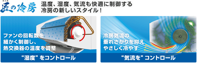 シャープ(SHARP) エアコン:匠の冷房