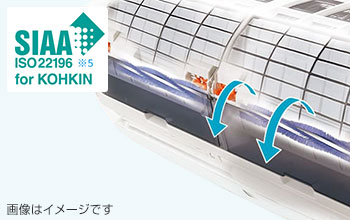 シャープ エアコン機能：フィルター自動掃除