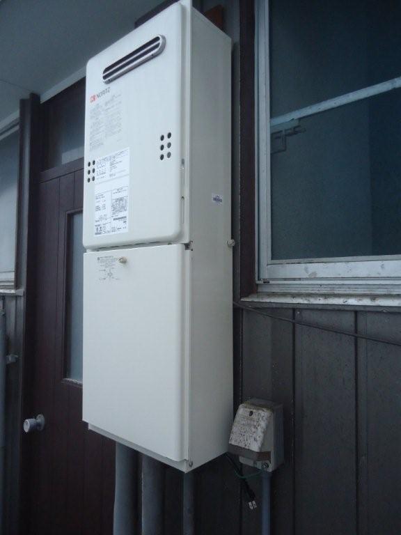 給湯器交換工事　福井県福井市　GQ-2039WS-set-LPG