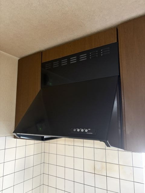 253027　レンジフード取替工事　静岡県静岡市　BDR-3HL-601-BK