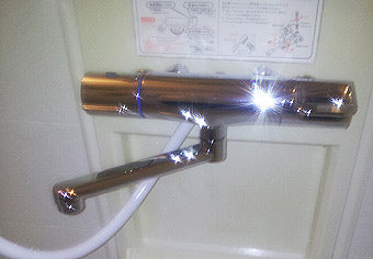 混合水栓蛇口交換工事　埼玉県越谷市　BF-HB145TSD