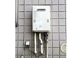 ガス給湯器交換工事　兵庫県宝塚市　GQ-1639WS-set