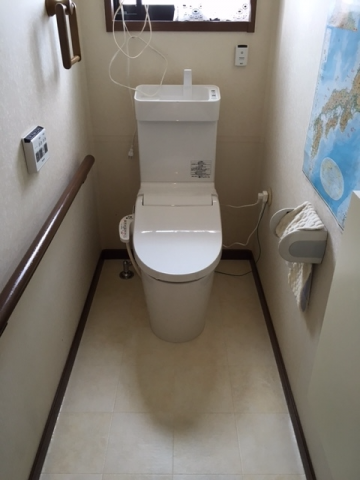 トイレ交換工事　三重県鈴鹿市　XCH3013WST