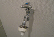 洗濯機用蛇口交換工事　東京都世田谷区　CB-L6