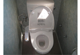 洋式便器便座交換工事　千葉県木更津市　CS220B+SH220BA