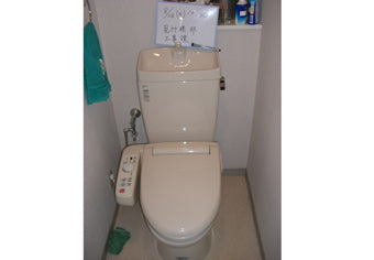 洋式便器交換工事　埼玉県富士見市　BC-320PU-DT-V180U