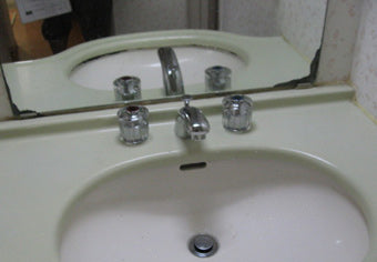 混合水栓交換工事　千葉県鎌ヶ谷市　LF-231B-GL