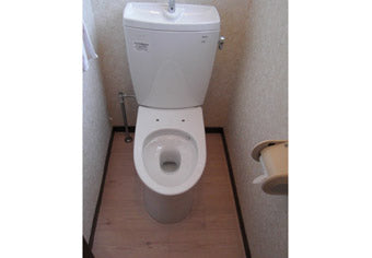 洋式便器交換、クッションフロア床張替工事　岐阜県揖斐郡　CS220B+SH221BA - After