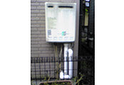 ガス給湯器交換工事　東京都羽村市　RUF-E2003SAW