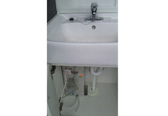 小型電気温水器取付、混合水栓取付工事　神奈川県相模原市　EHPK-F6V2-65他 - Before