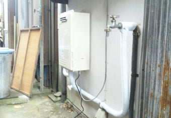 ガス給湯器取付工事　東京都大田区　GQ-1637WS - Before