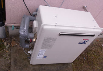 ガス給湯器交換工事　岐阜県多治見市　RFS-A2003A