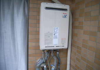 ガス給湯器交換工事　福岡県福岡市　RUJ-V2401W
