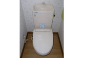 洋式便器便座交換工事　岐阜県大垣市　CS220B+SH221BA他