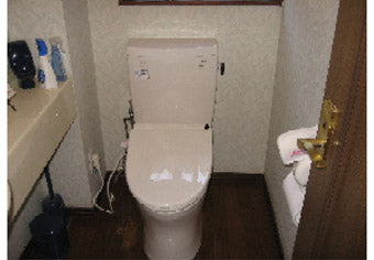 洋式便器便座交換工事　栃木県那須塩原市　CS220BM+SH220BA　 - Before