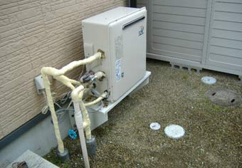 ガス給湯器交換工事　宮城県仙台市　RUF-A2003SAG(A) - Before