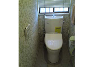 洋式便器交換工事　山口県宇部市　CS220BM+SH221BA - Before
