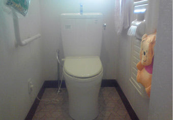 洋式便器交換工事　宮城県仙台市　CS220BM+SH221BA - Before