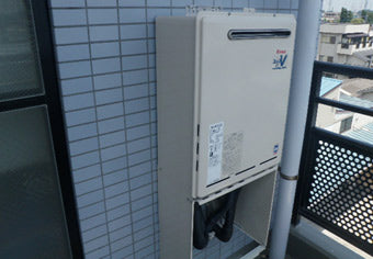 ガス給湯器交換工事　埼玉県鳩ヶ谷市　RUF-A2400SAW(A)
