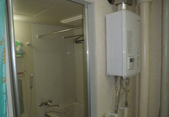 ガス給湯器、混合水栓交換工事　東京都八王子市　RUX-V1615SFFUA-E他