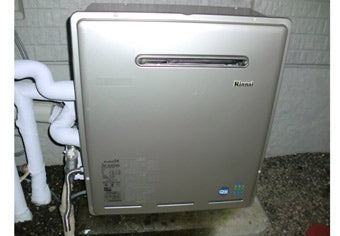 ガス給湯器交換工事　栃木県宇都宮市　RUF-E2400SAG-set