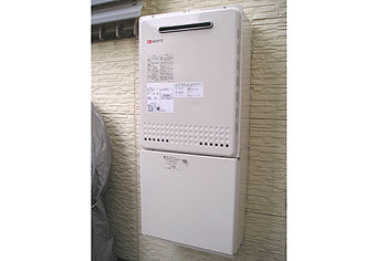 ガス給湯器交換工事　茨城県牛久市　GT-2450AWXBL