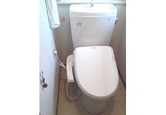 洋式便器便座交換工事　埼玉県北葛飾郡　CS220BM+SH221BA他