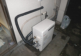 ガス給湯器交換工事　東京都日野市　GRQ-2050SAXBL-set