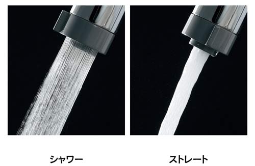 キッチン用蛇口[台][シングルレバー混合水栓][グースネック][スパウト220mm][寒冷地]