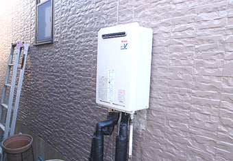ガス給湯器交換工事　茨木市水戸市　RUJ-V2011W(A)-set - After