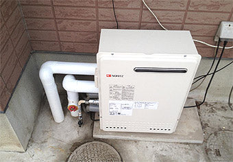 ガス給湯器交換工事　岡山県瀬戸内市　GT-2450SARXBL-set