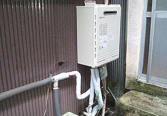 ガス給湯器交換工事　和歌山県伊都郡　GT-1650SAWXBL